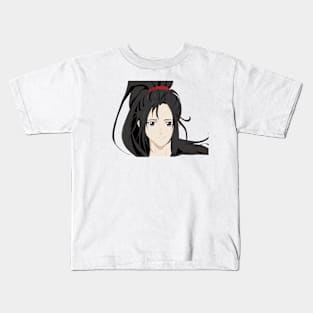 Wei Wuxian Face Kids T-Shirt